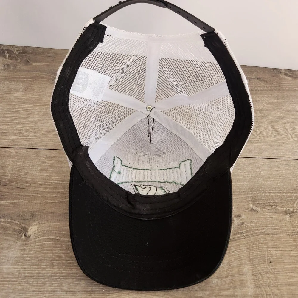 Saskatchewan Roughriders CFL Football Trucker Hat Black White Snapback Kids O/S